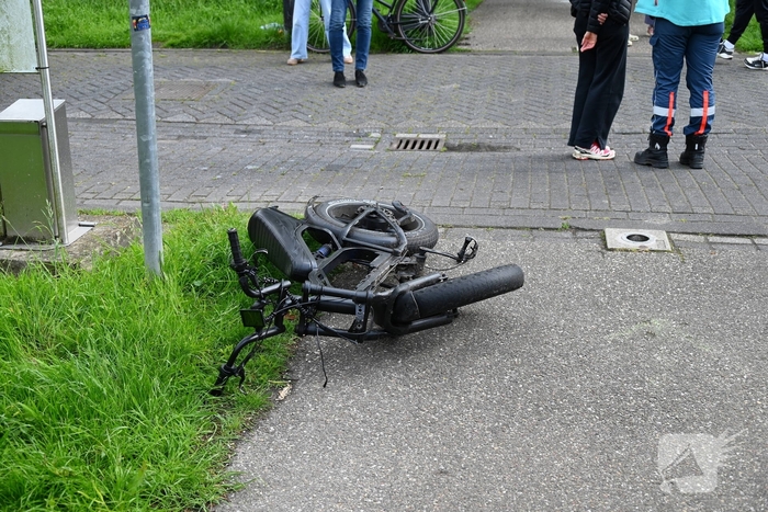 Fatbiker gewond bij botsing met auto