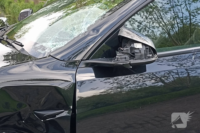 Fatbiker gewond bij botsing met auto