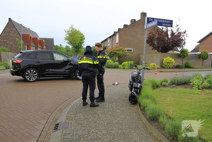 Scooterrijder zwaargewond bij ongeval