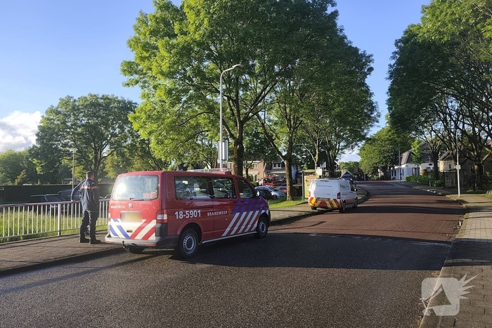 Brandweer redt aalscholver