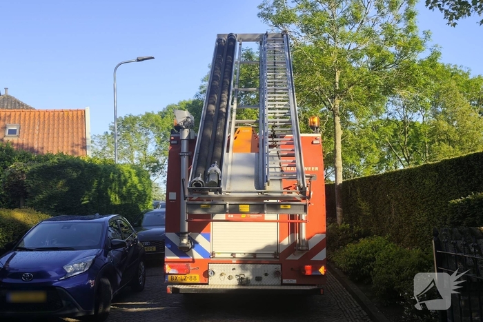 Brandweer redt aalscholver