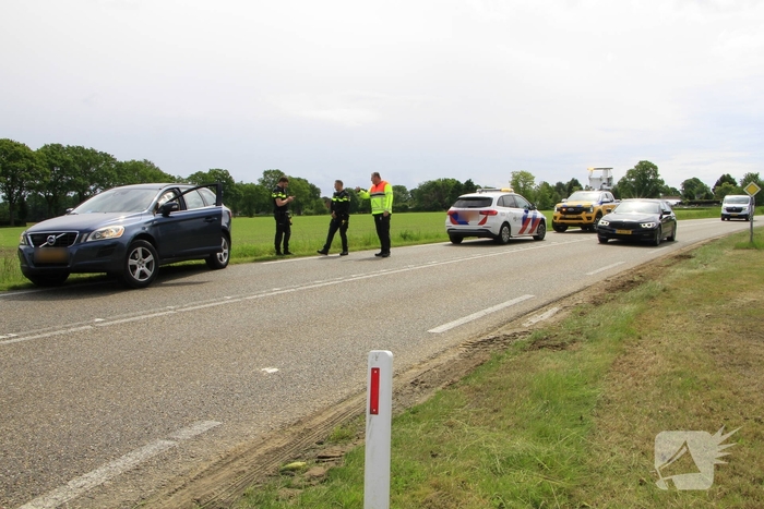 Bestuurder raakt van de weg na black-out