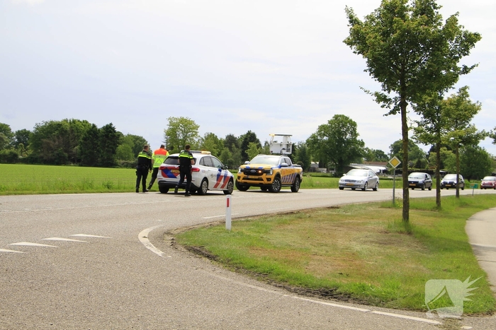 Bestuurder raakt van de weg na black-out