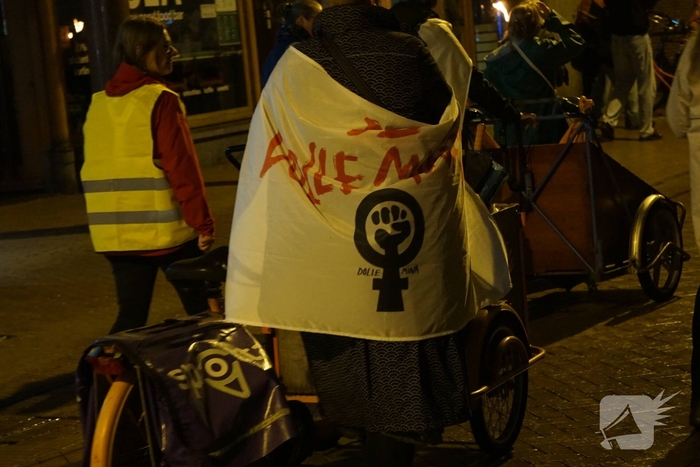 Dolle mina's demonstreren zonder problemen