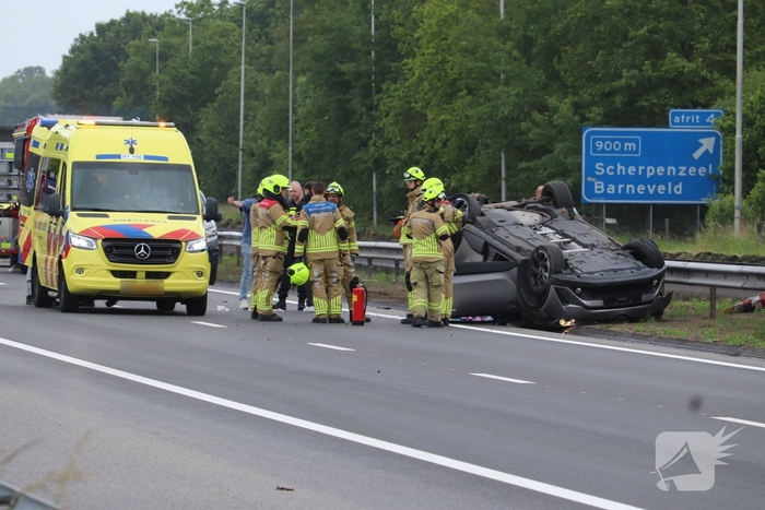 Traumahelikopter ingezet bij aanrijding