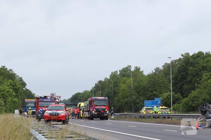 Traumahelikopter ingezet bij aanrijding