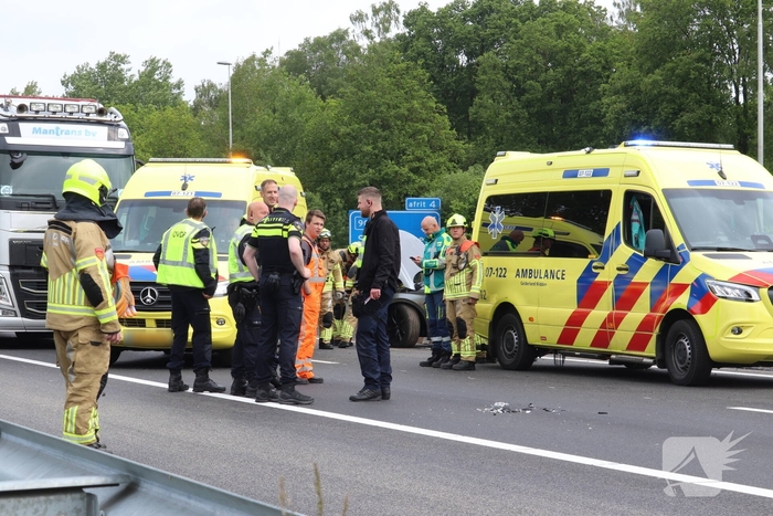 Traumahelikopter ingezet bij aanrijding