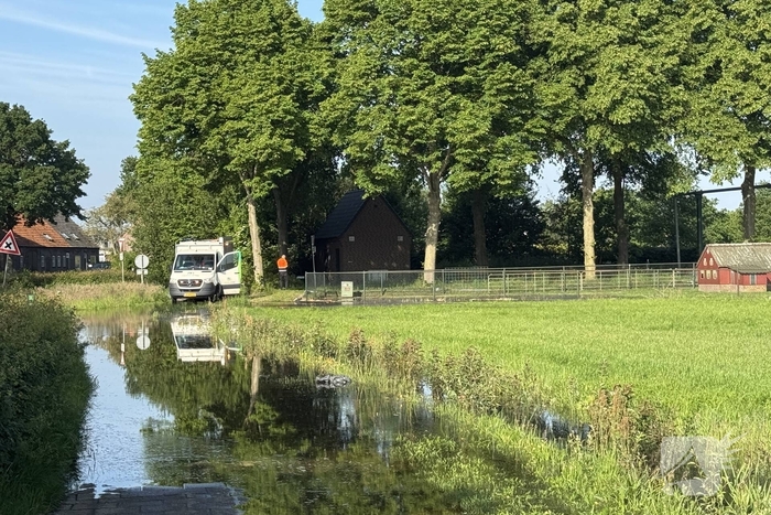 Forse waterlekkage zorgt voor problemen in buitengebied