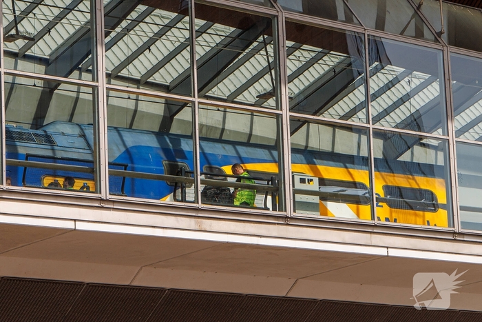 Aanrijding tussen trein en persoon in Amsterdam