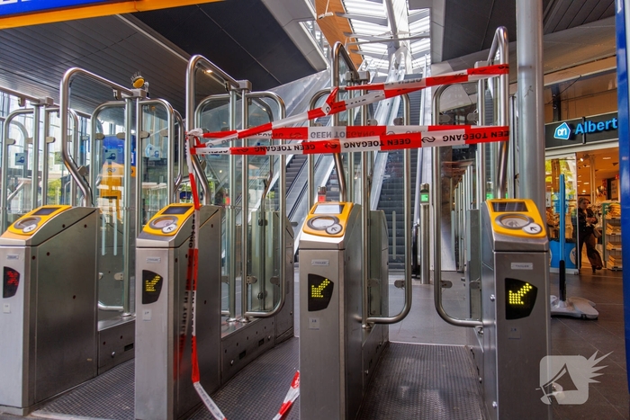 Aanrijding tussen trein en persoon in Amsterdam