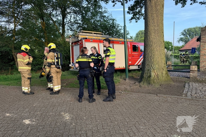 Gaslekkage door vandalisme in leegstaande boerderij