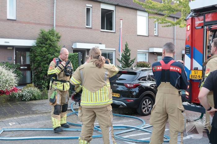 Keukenbrand in woning snel geblust