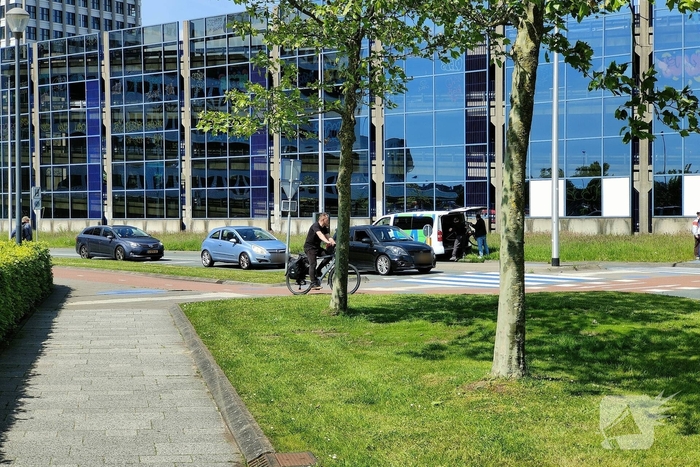 Ongeval tussen busje en fiets