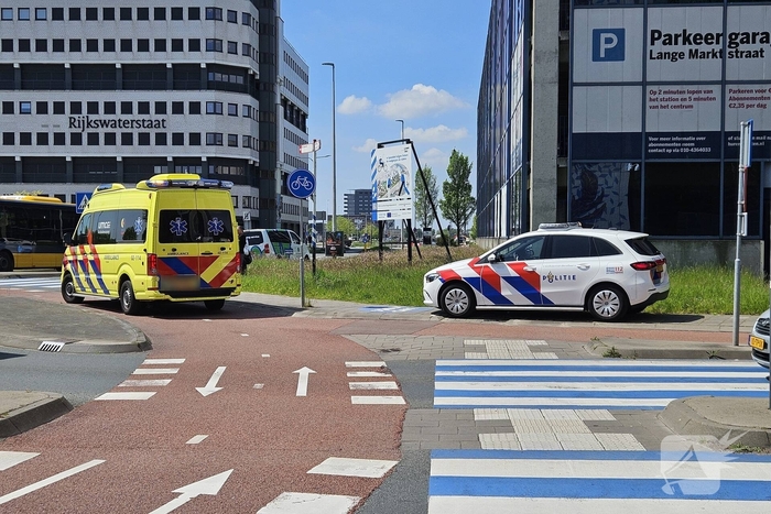 Ongeval tussen busje en fiets