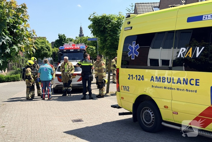 Brand door gesmolten pan veroorzaakt