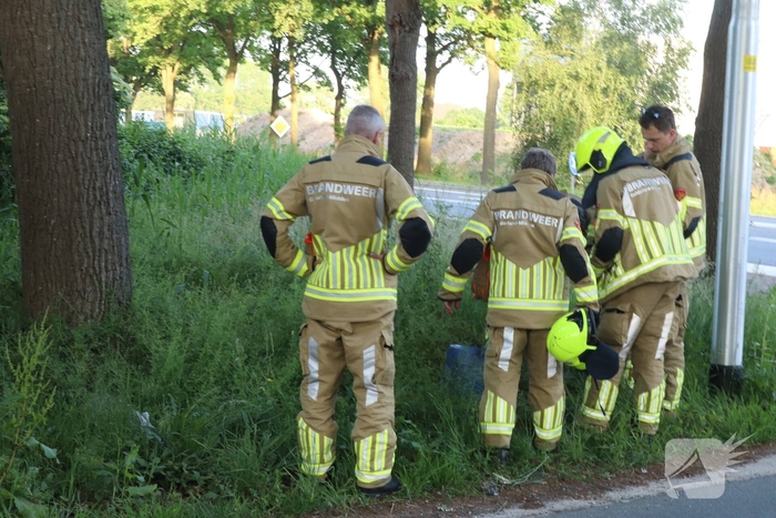 Jerrycan met diesel zorgt voor inzet hulpdiensten