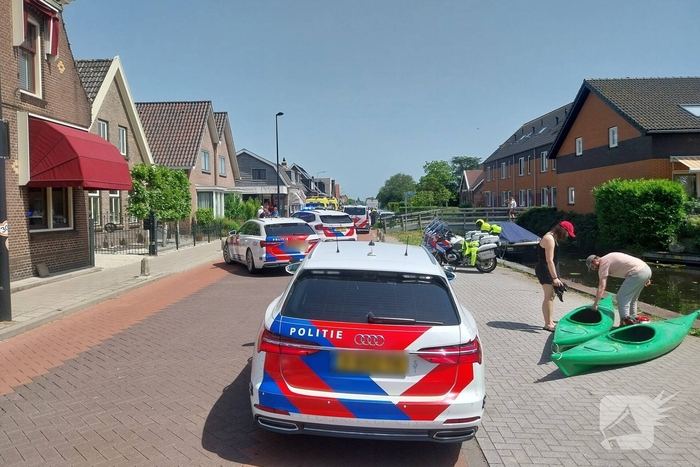 Traumateam en veel politie ingezet na ongeval met wielrenner