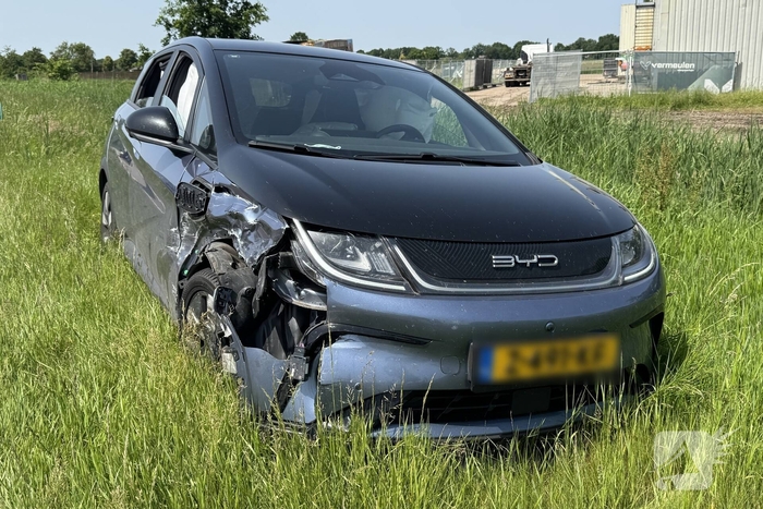 Forse aanrijding veroorzaakt verkeershinder