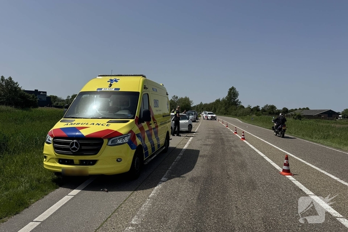 Forse aanrijding veroorzaakt verkeershinder