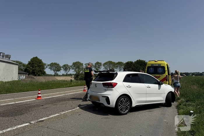Forse aanrijding veroorzaakt verkeershinder