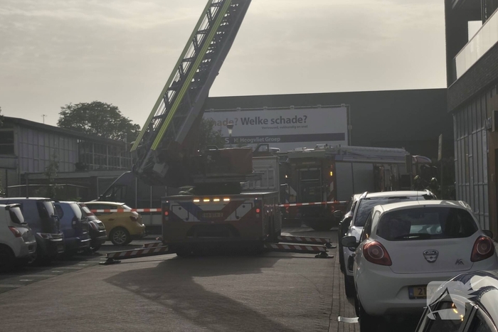 Brand in winkel leidt tot ontruiming