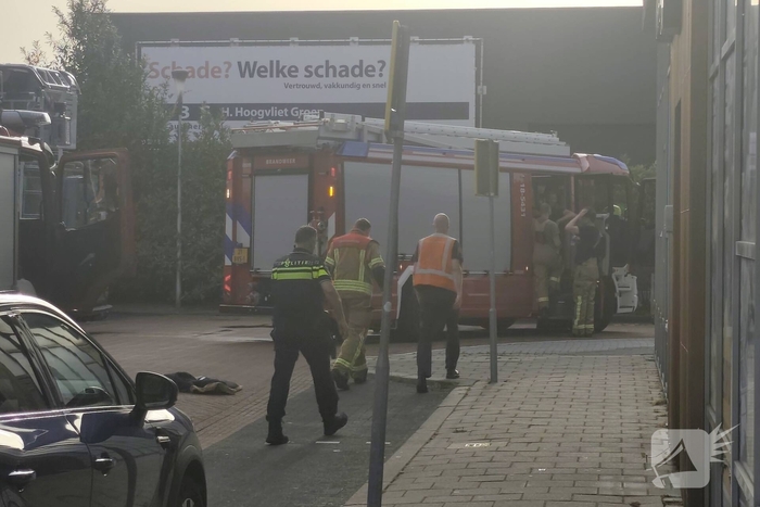 Brand in winkel leidt tot ontruiming