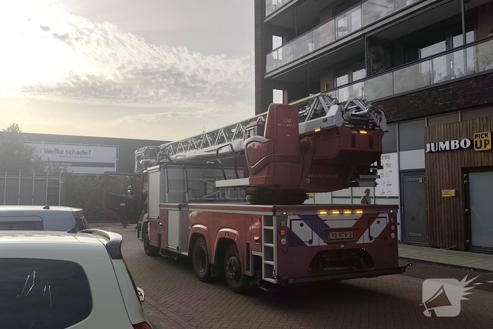 Brand in winkel leidt tot ontruiming
