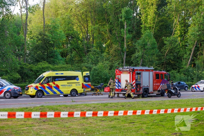 Scooterrijder zwaargewond bij aanrijding