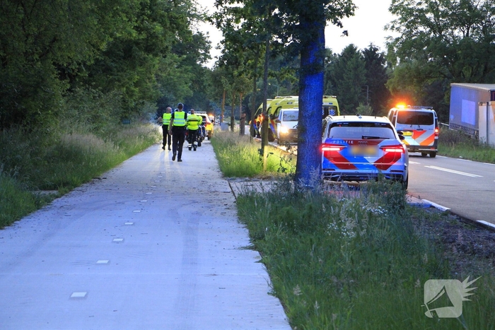 Ernstig ongeval met bestelbus resulteert in gewonde