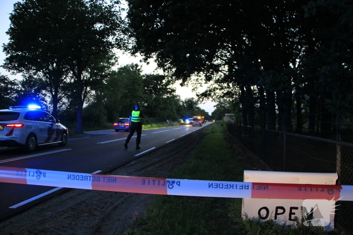 Ernstig ongeval met bestelbus resulteert in gewonde