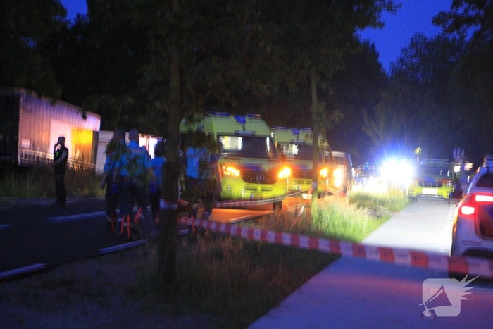 Ernstig ongeval met bestelbus resulteert in gewonde