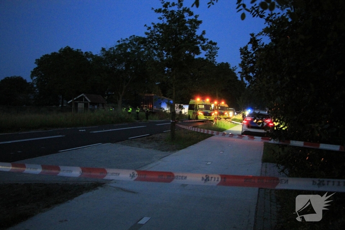 Ernstig ongeval met bestelbus resulteert in gewonde