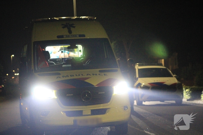 Brommerrijder komt ten val tijdens ongeval