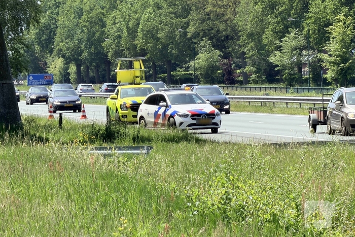Botsing tussen twee auto's zonder gewonden