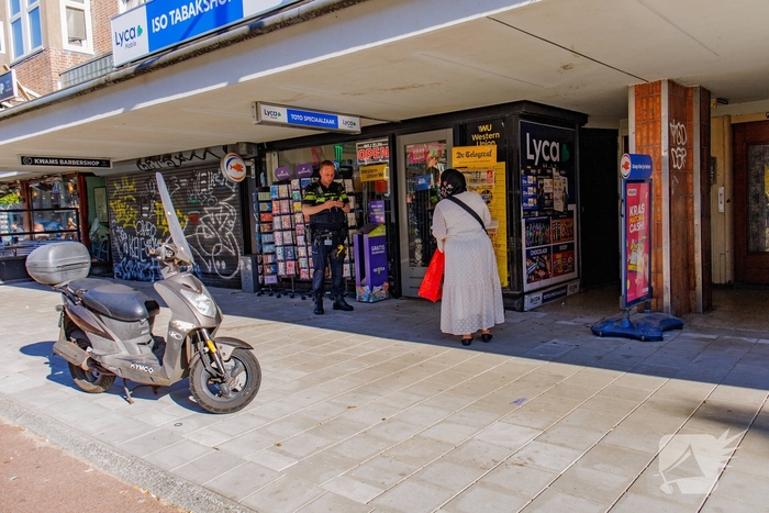 Overval op tabakshop in drukke winkelstraat