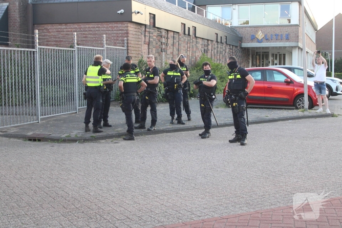 Politie bemiddelt tijdens protest