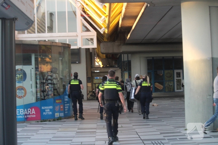 Politie bemiddelt tijdens protest