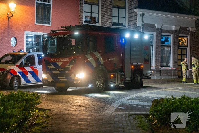 Brandweer onderzoekt incident in woning