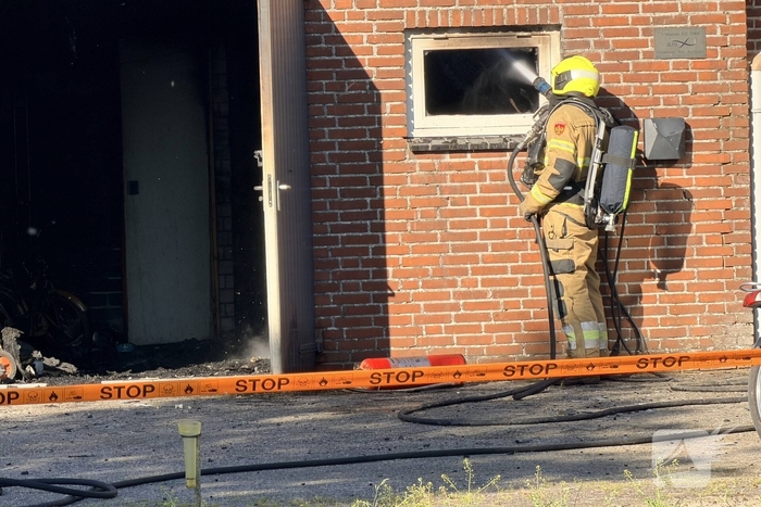 Brand in koeienstal zonder gewonden