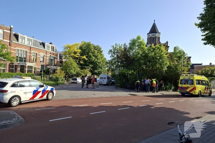 Fietser gewond bij aanrijding met motorrijder
