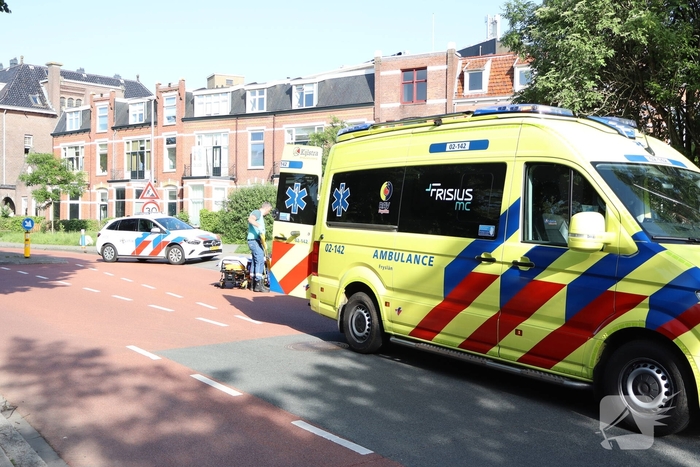 Fietser gewond bij aanrijding met motorrijder