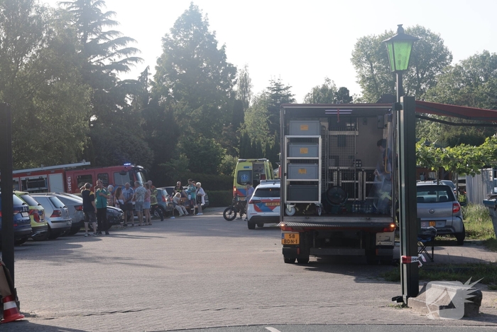Buitenbrand verwoest huisje op recreatiepark