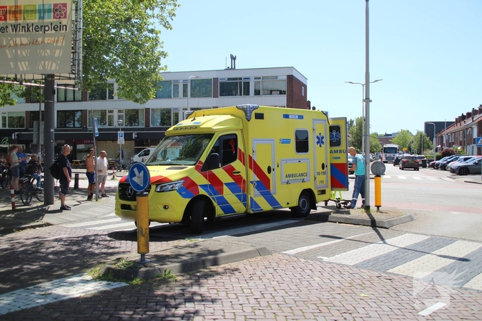Oude man gewond bij ongeval met scootmobiel