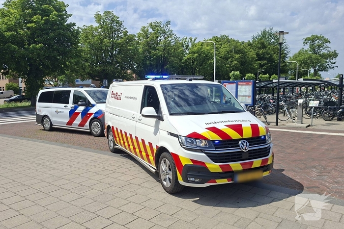 Verstoring treinverkeer door persoon op het spoor
