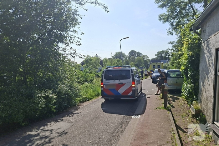 Scootmobielrijder in water terechtgekomen