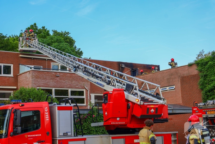 Woningbrand op bovenverdieping geblust