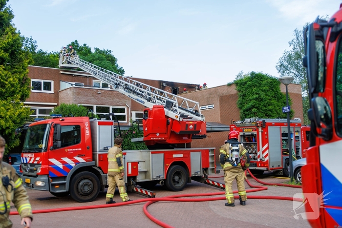 Woningbrand op bovenverdieping geblust