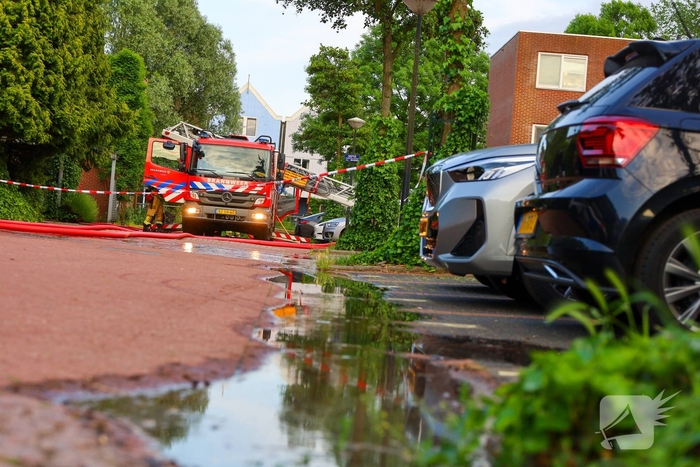 Woningbrand op bovenverdieping geblust