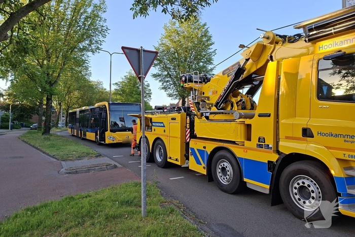Defecte bus veroorzaakt verkeersstremming