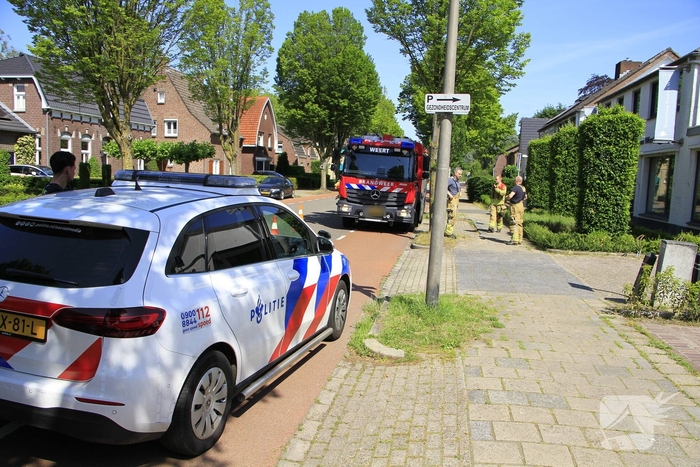 Gaslek tijdens graafwerkzaamheden